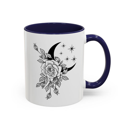 Moon & Rose Coffee Mug