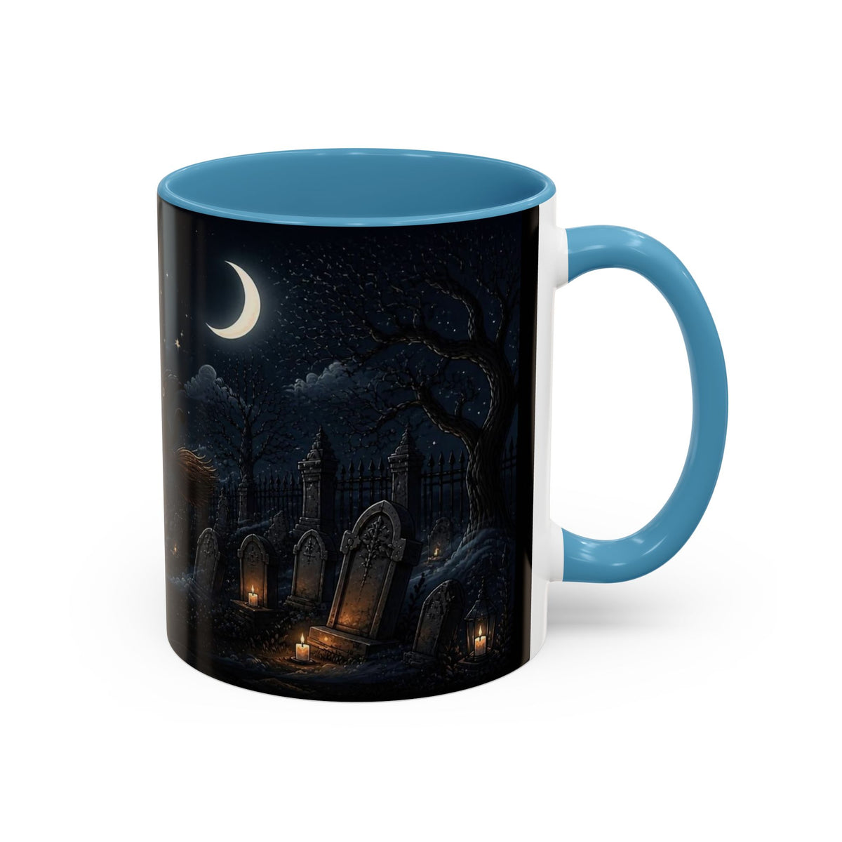 Cute Witch Flying at Night Coffee Mug