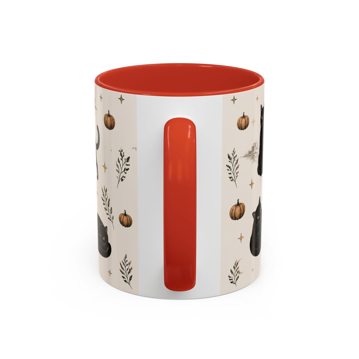 Black Cat Pattern Coffee Mug