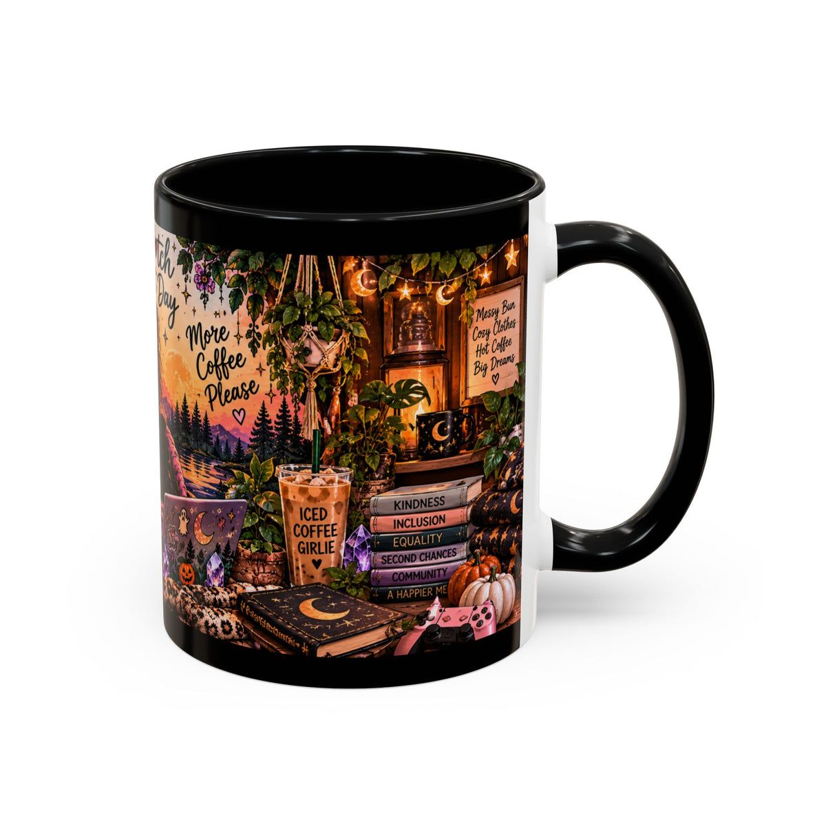 “Same Bitch Different Day” Cozy Witch Coffee Mug