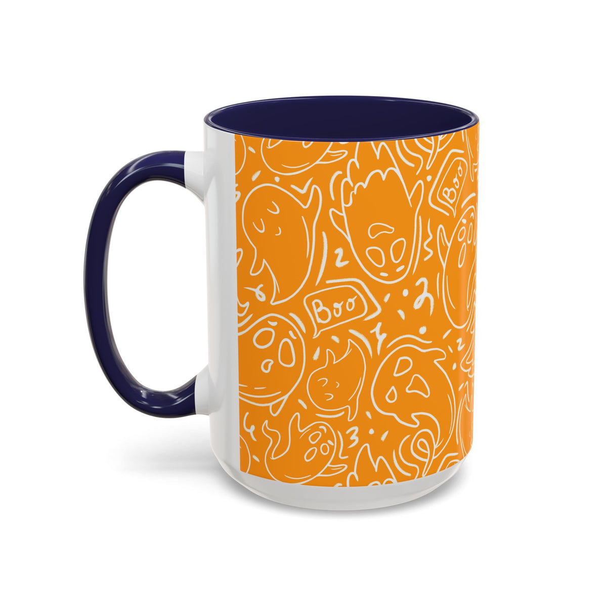 Halloween Ghost Doodle Coffee Mug