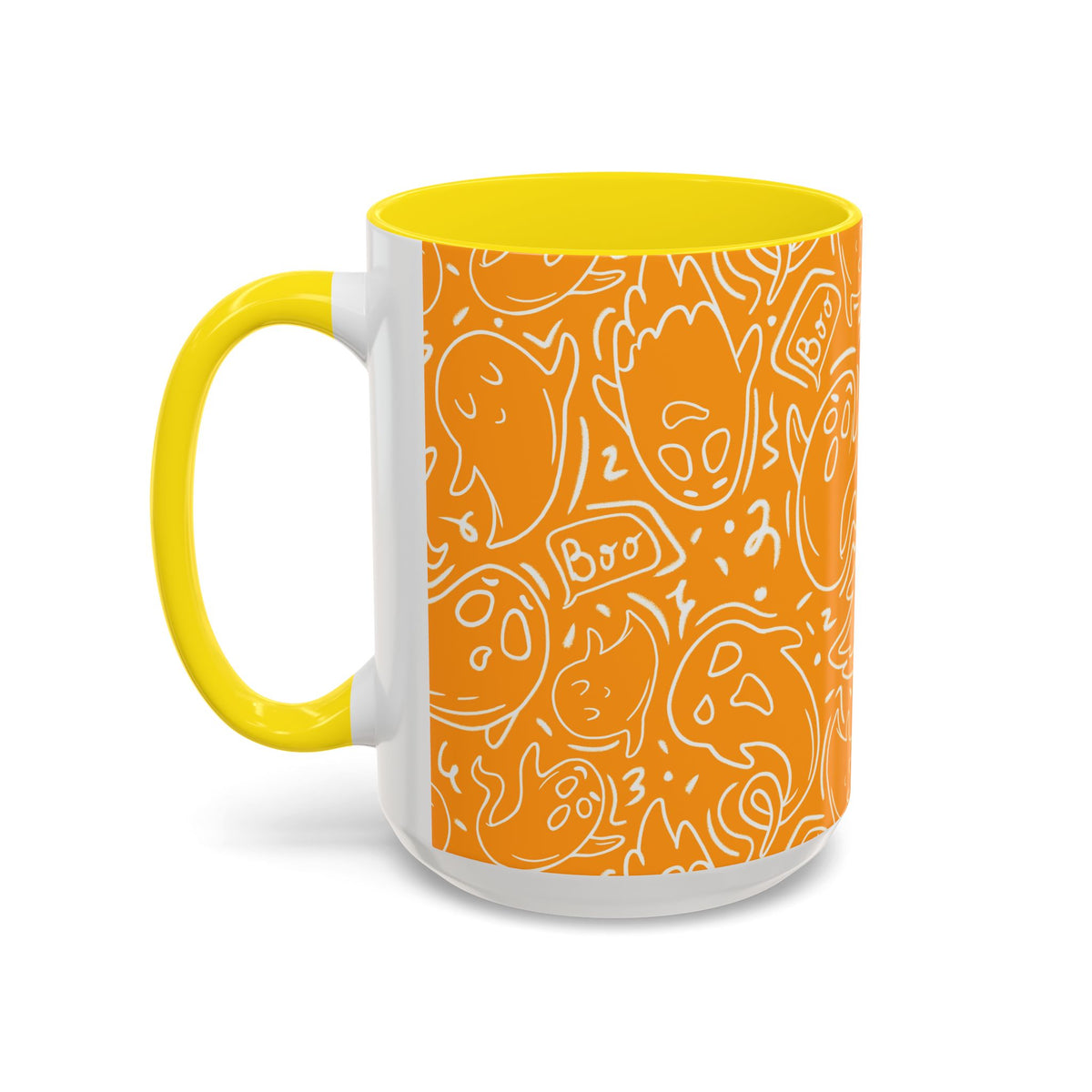 Halloween Ghost Doodle Coffee Mug