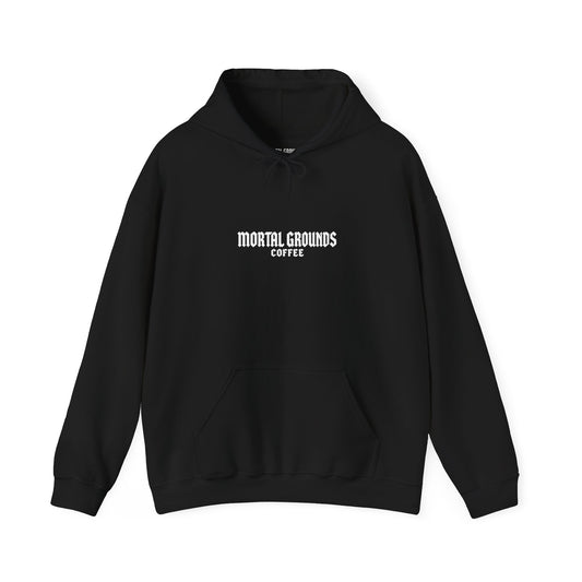 Mortal Grounds Coffee Hoodie — Our Signature Brewer's Hoodie