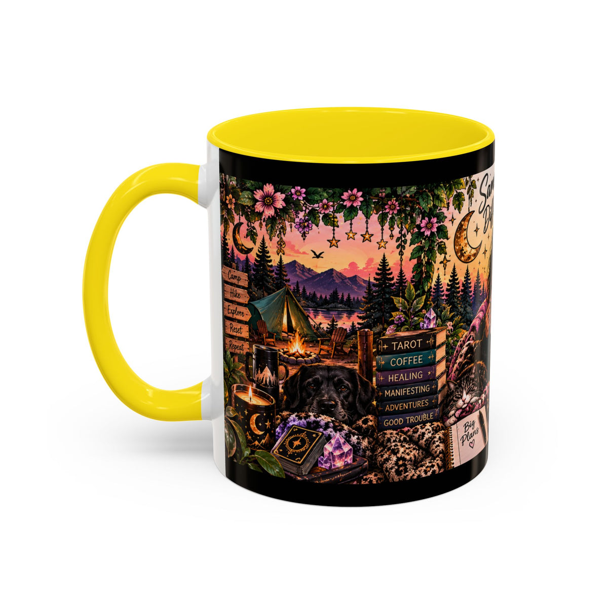 “Same Bitch Different Day” Cozy Witch Coffee Mug