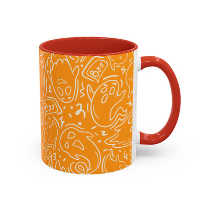 Halloween Ghost Doodle Coffee Mug
