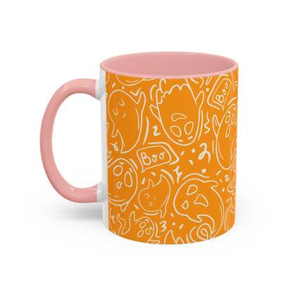 Halloween Ghost Doodle Coffee Mug