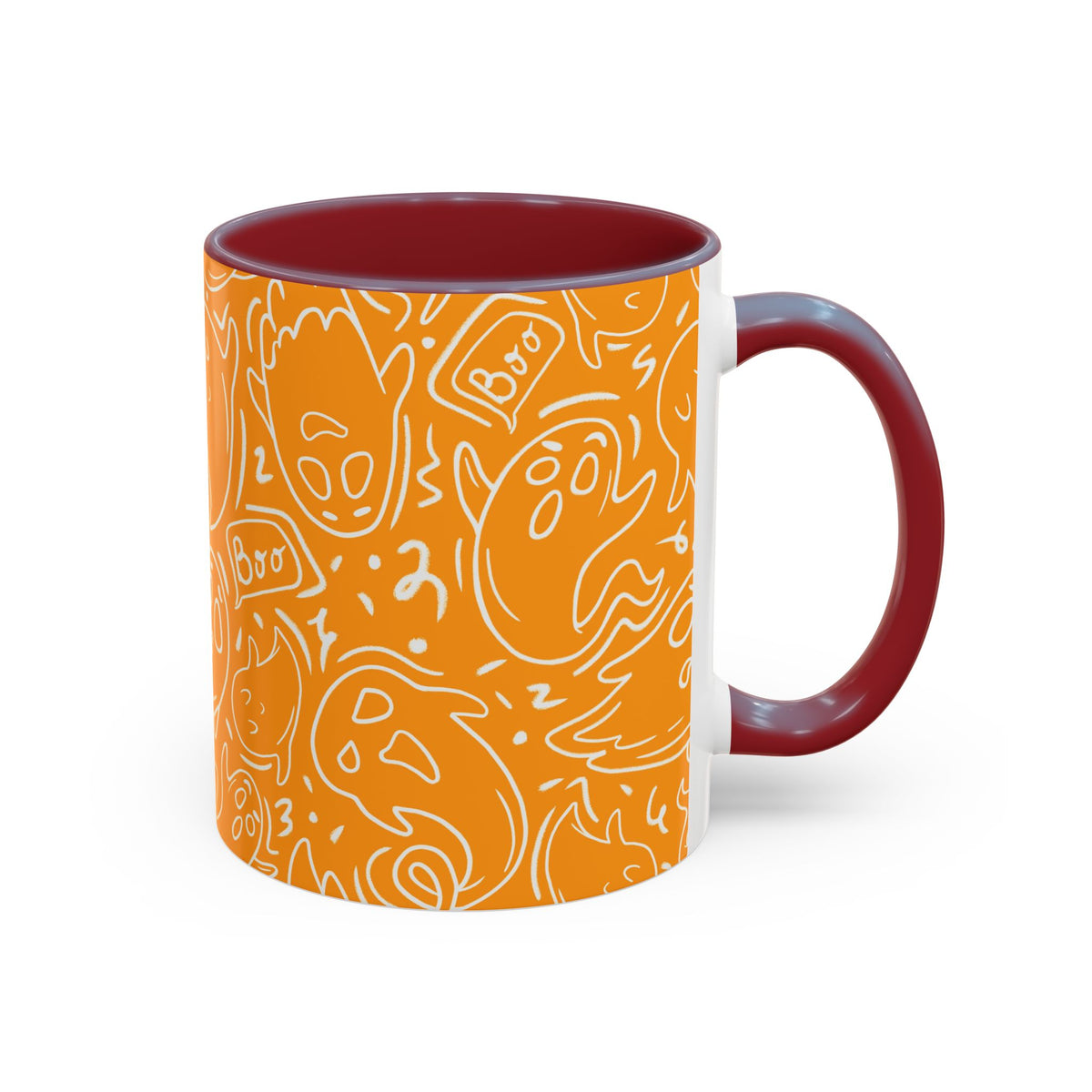 Halloween Ghost Doodle Coffee Mug