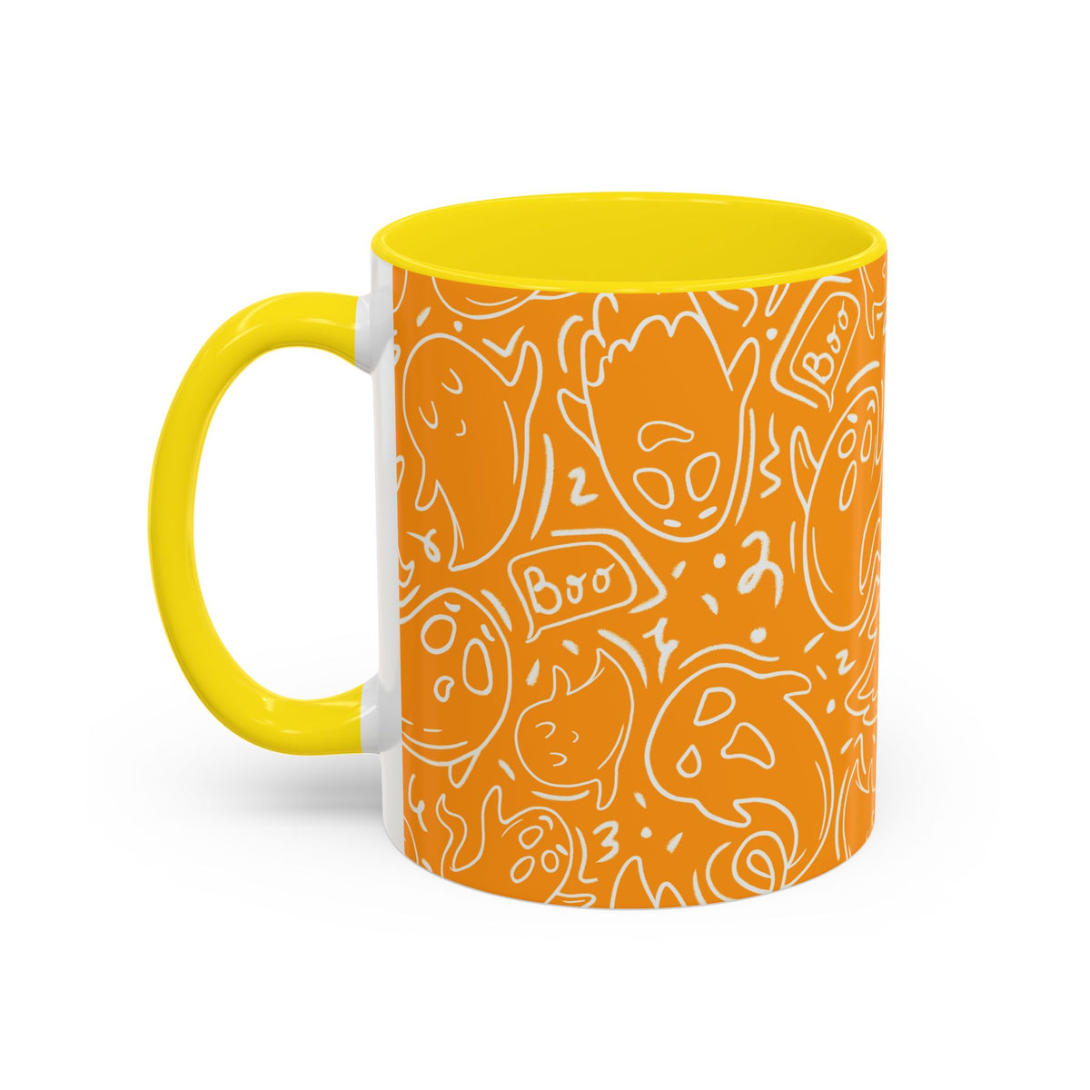 Halloween Ghost Doodle Coffee Mug