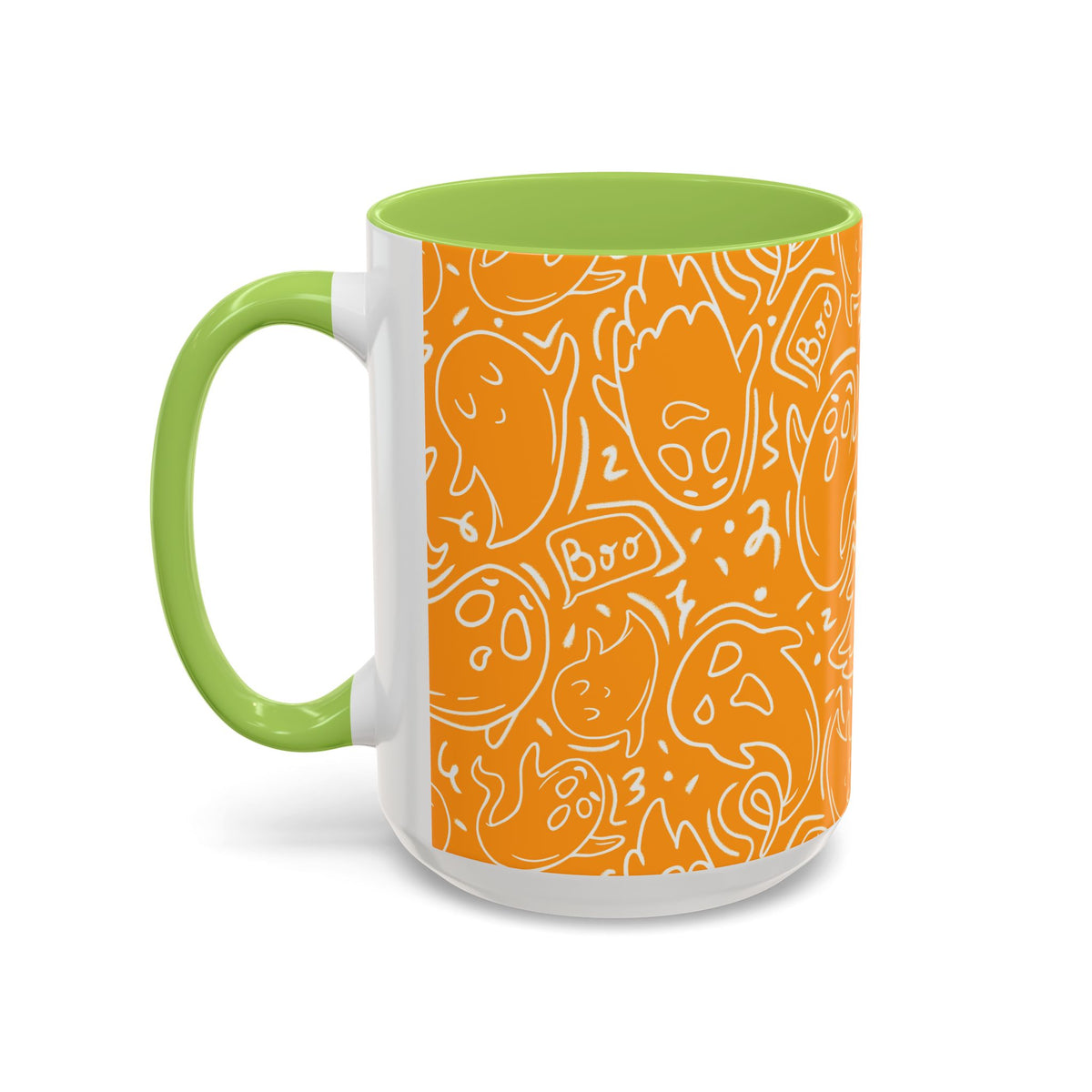 Halloween Ghost Doodle Coffee Mug