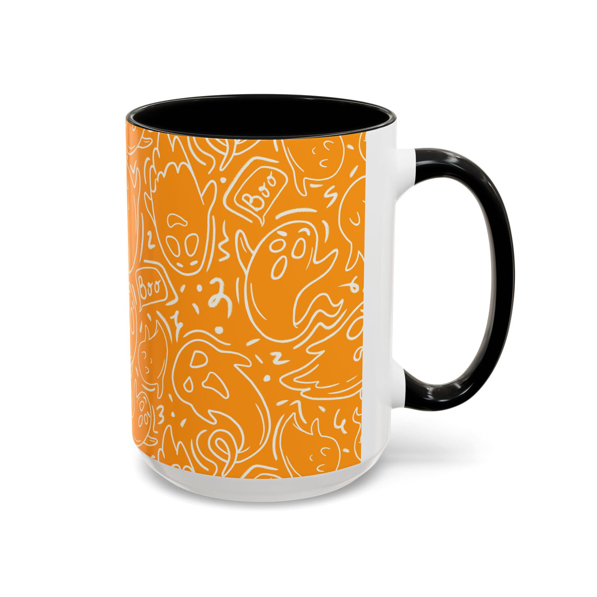 Halloween Ghost Doodle Coffee Mug