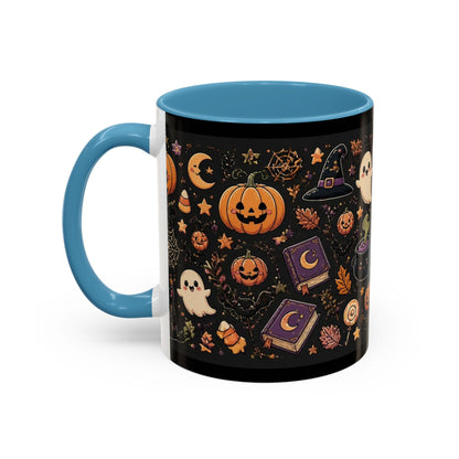 Cute Halloween Ghosts and Pumpkins Coffee Mug