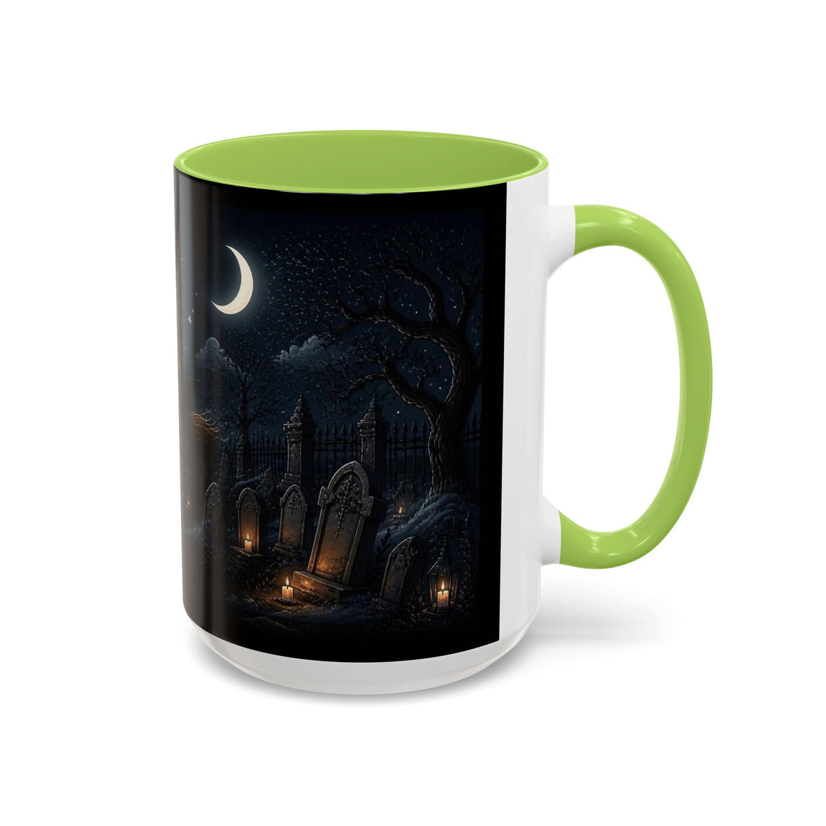Cute Witch Flying at Night Coffee Mug