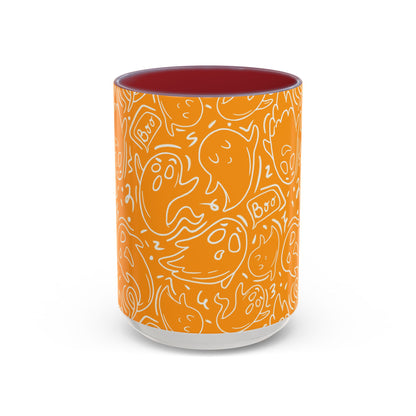 Halloween Ghost Doodle Coffee Mug