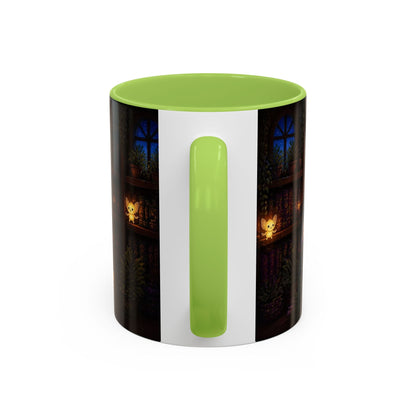 Cozy Witch Reading with sprites Coffee Mug