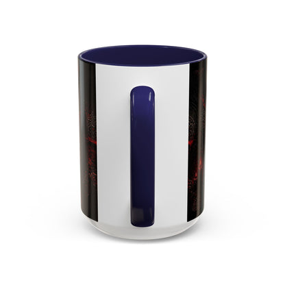 Skull & Red Roses Coffee Mug