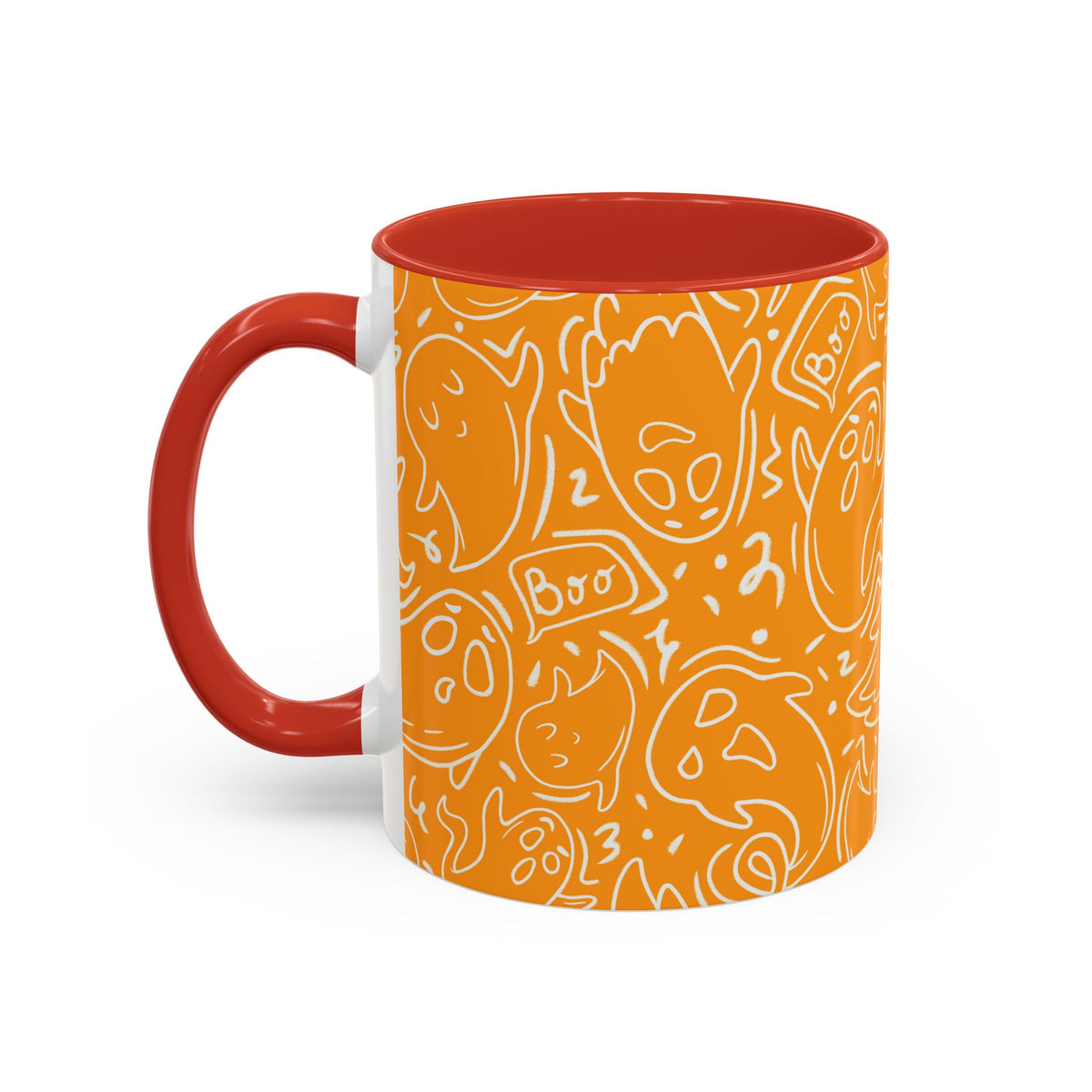 Halloween Ghost Doodle Coffee Mug