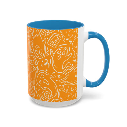 Halloween Ghost Doodle Coffee Mug