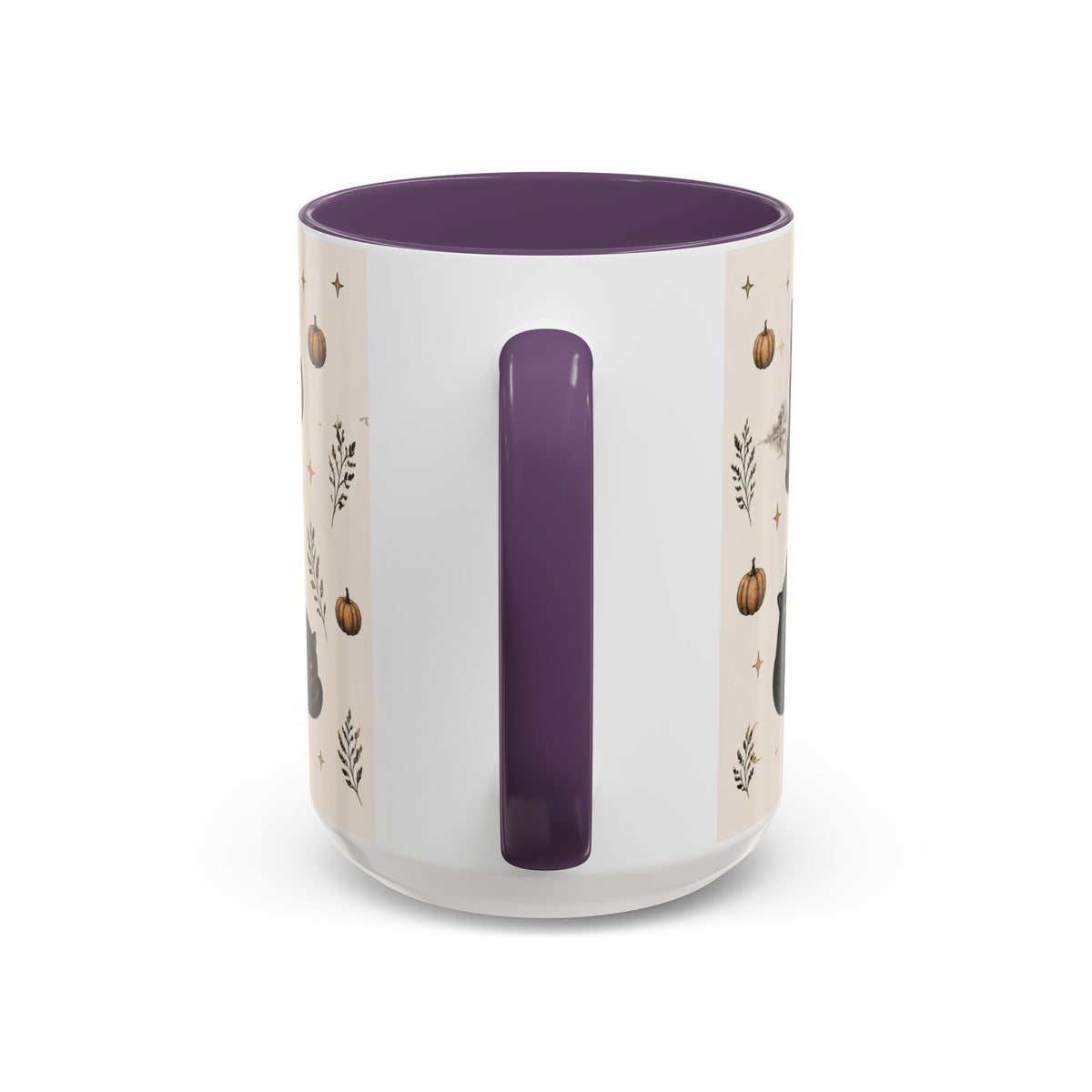 Black Cat Pattern Coffee Mug