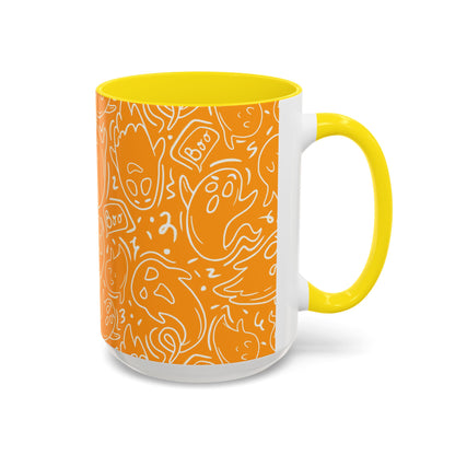 Halloween Ghost Doodle Coffee Mug