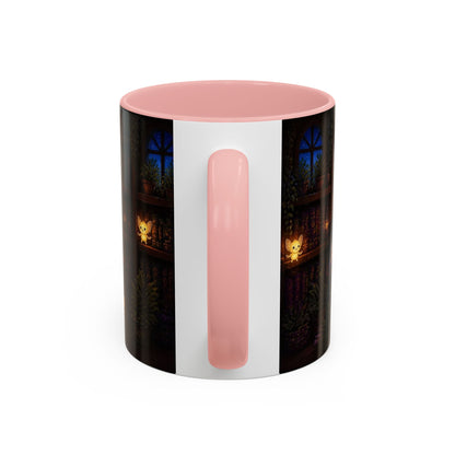 Cozy Witch Reading with sprites Coffee Mug