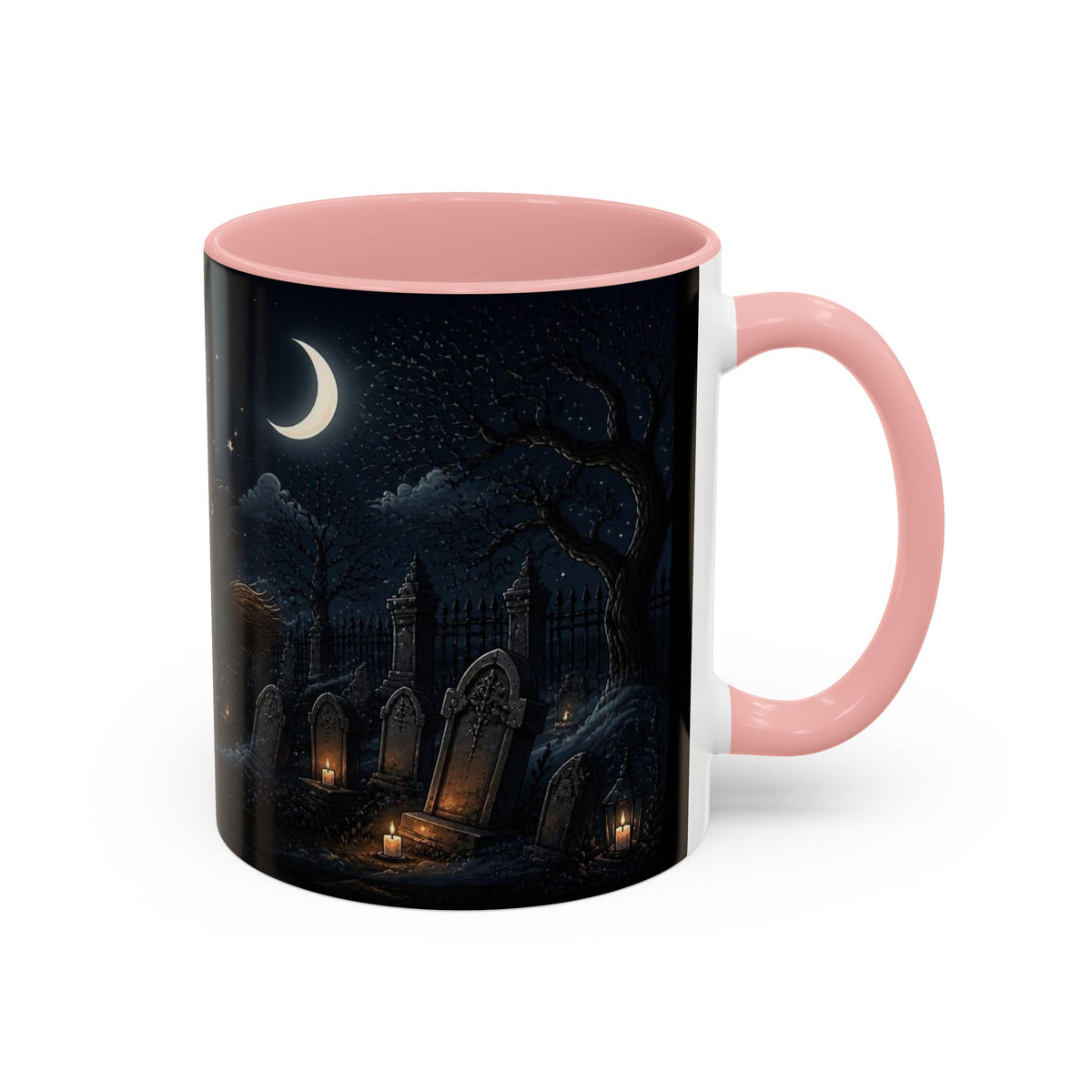 Cute Witch Flying at Night Coffee Mug
