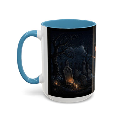 Cute Witch Flying at Night Coffee Mug