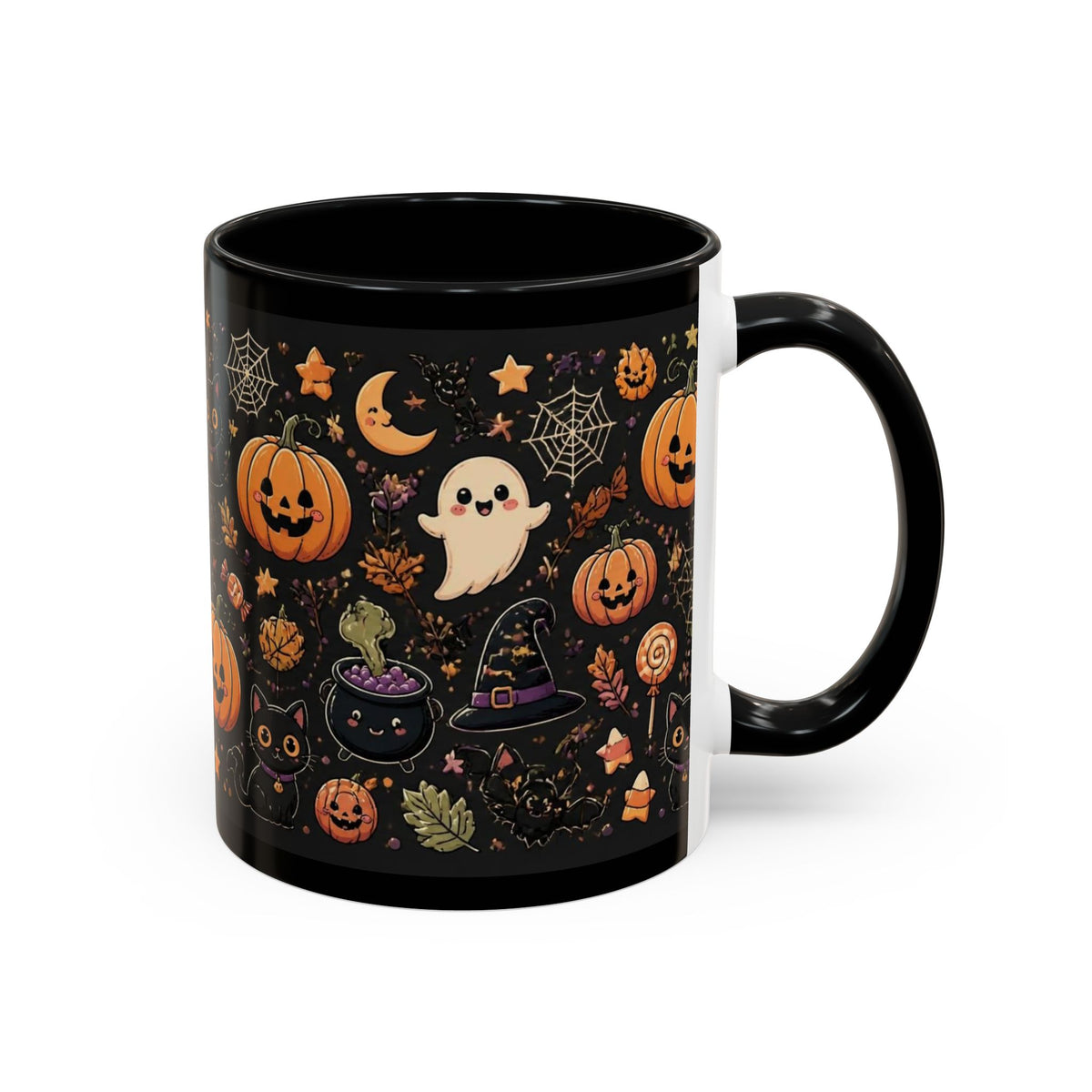 Cute Halloween Ghosts and Pumpkins Coffee Mug