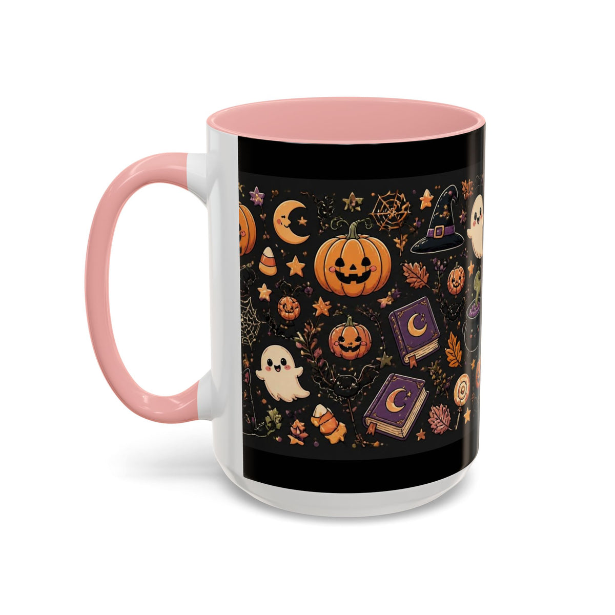 Cute Halloween Ghosts and Pumpkins Coffee Mug