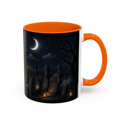Cute Witch Flying at Night Coffee Mug