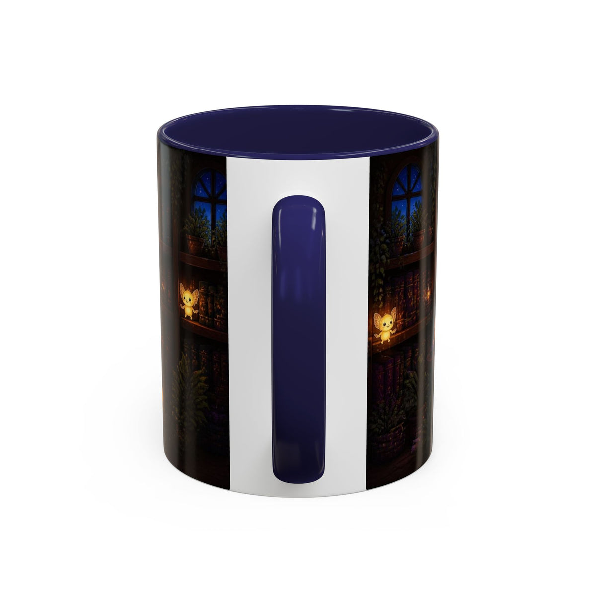 Cozy Witch Reading with sprites Coffee Mug