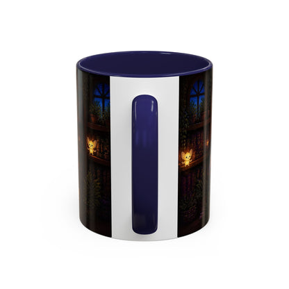 Cozy Witch Reading with sprites Coffee Mug