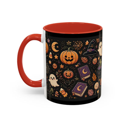 Cute Halloween Ghosts and Pumpkins Coffee Mug