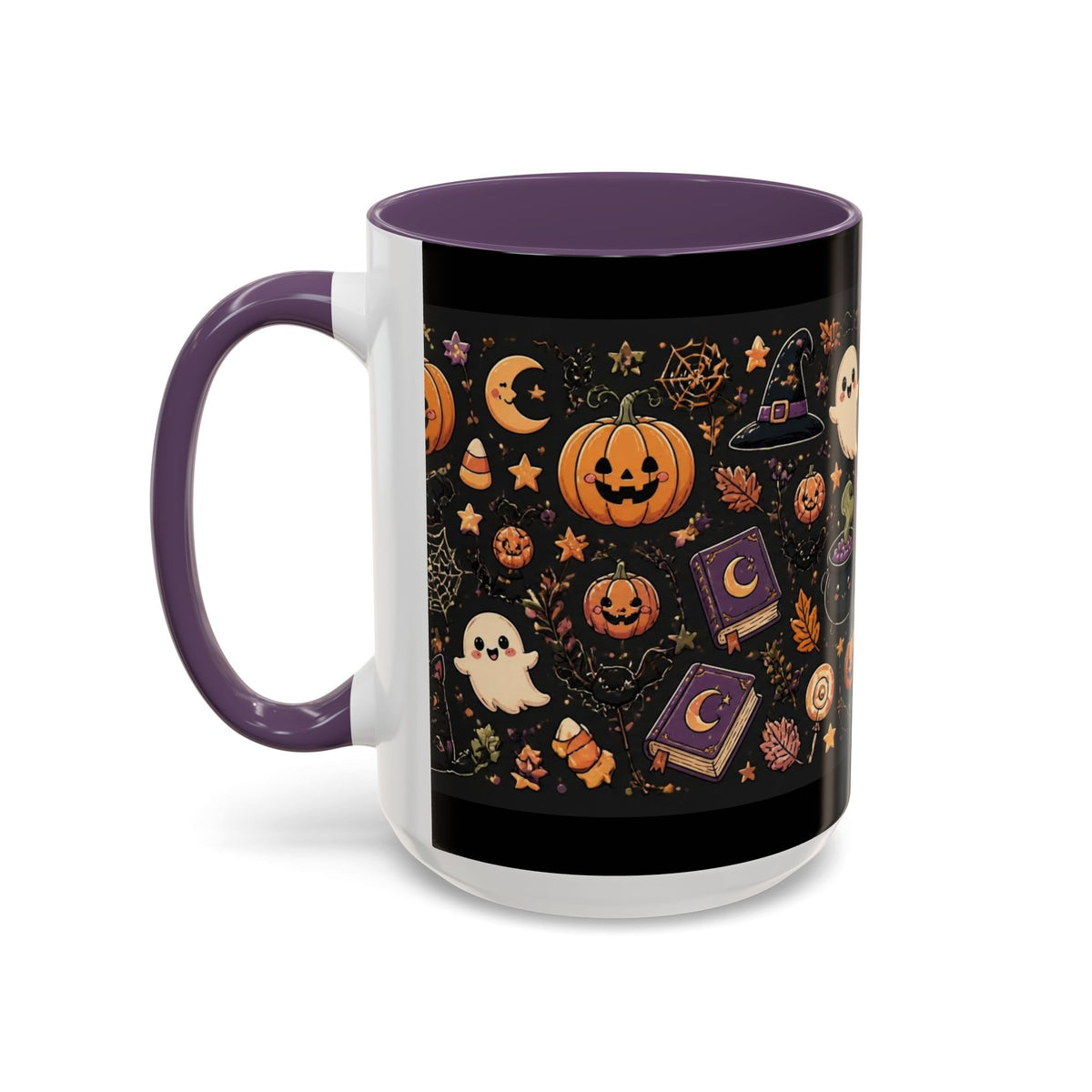 Cute Halloween Ghosts and Pumpkins Coffee Mug