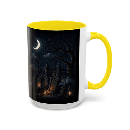 Cute Witch Flying at Night Coffee Mug