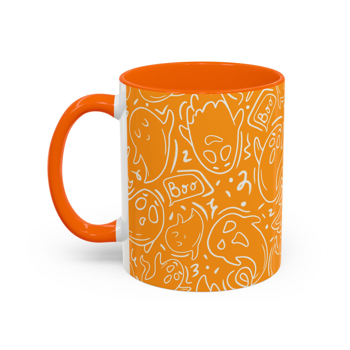 Halloween Ghost Doodle Coffee Mug