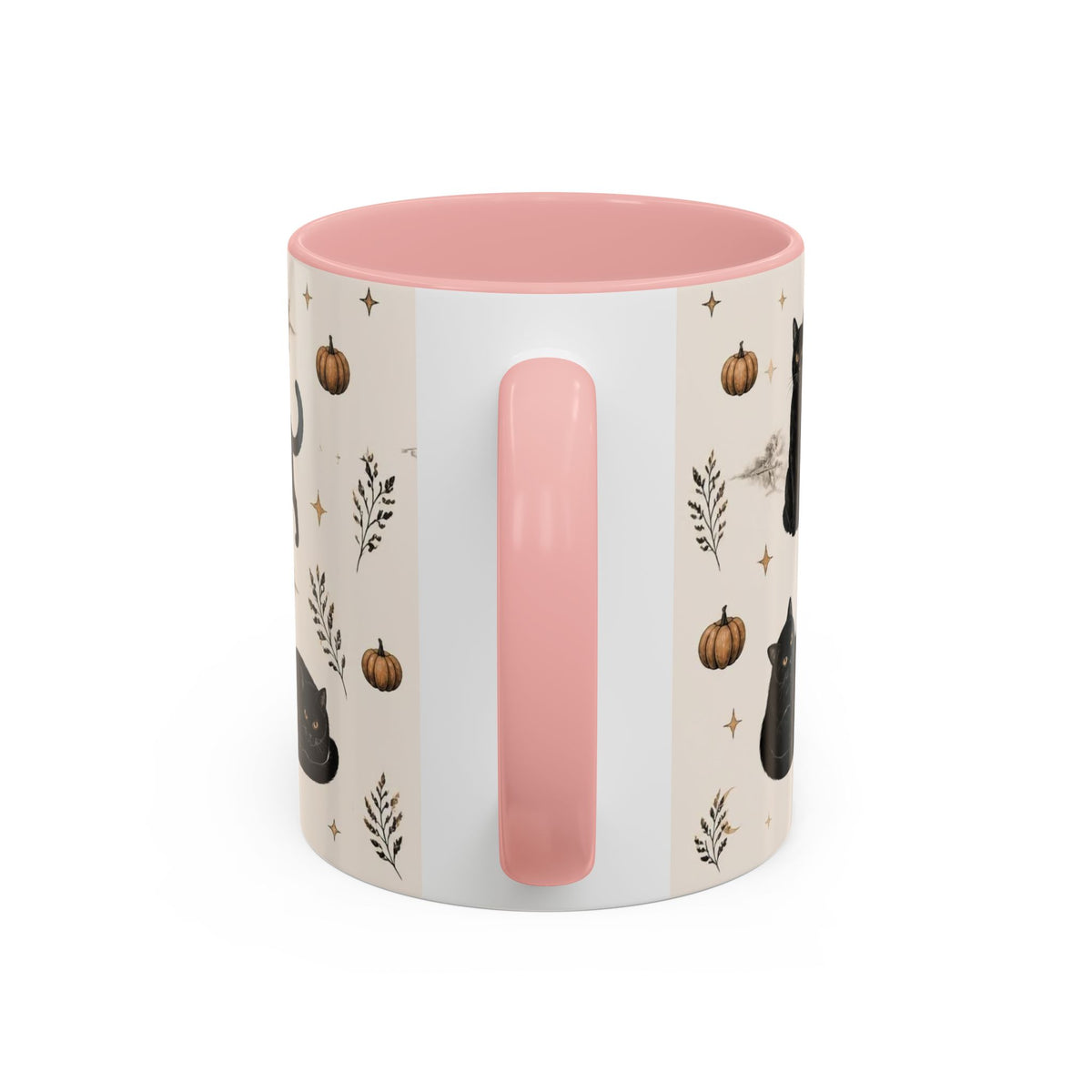 Black Cat Pattern Coffee Mug