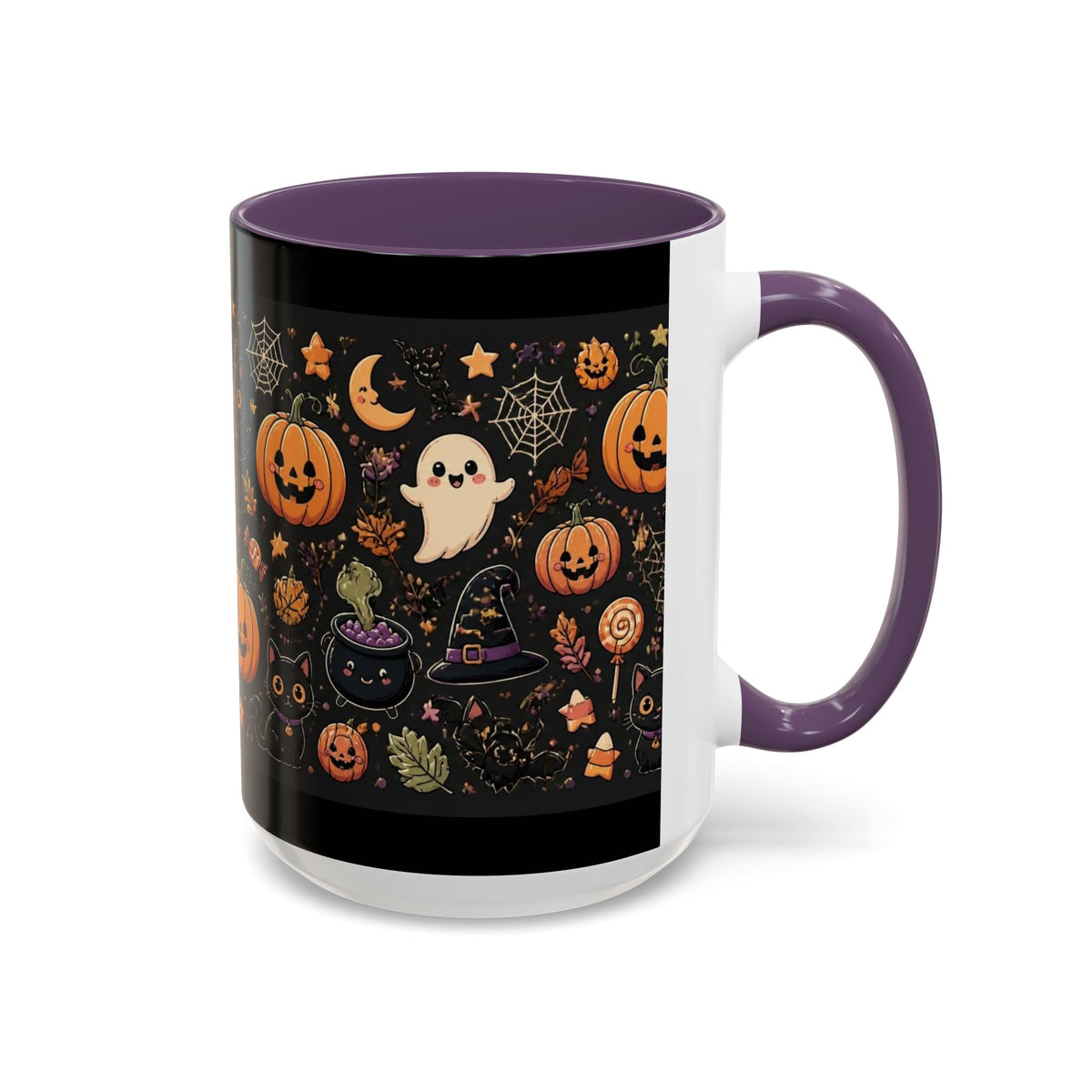 Cute Halloween Ghosts and Pumpkins Coffee Mug