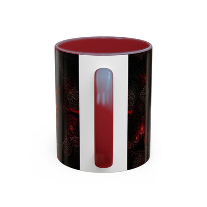Skull & Red Roses Coffee Mug