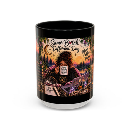 “Same Bitch Different Day” Cozy Witch Coffee Mug