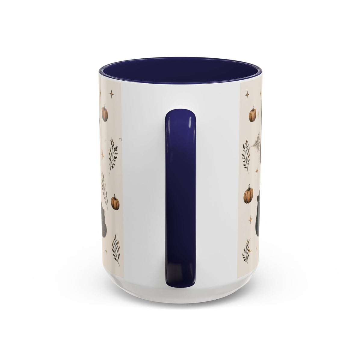 Black Cat Pattern Coffee Mug