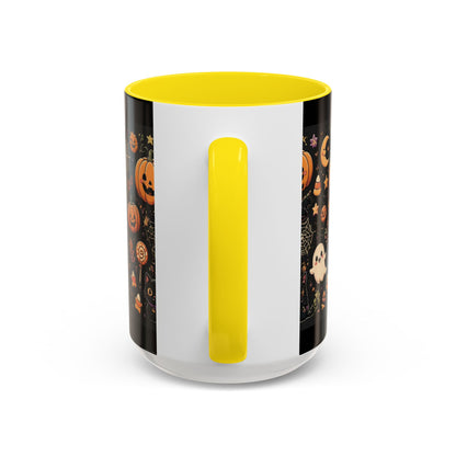 Cute Halloween Ghosts and Pumpkins Coffee Mug