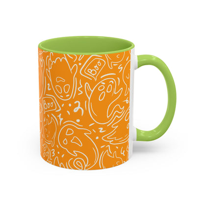 Halloween Ghost Doodle Coffee Mug