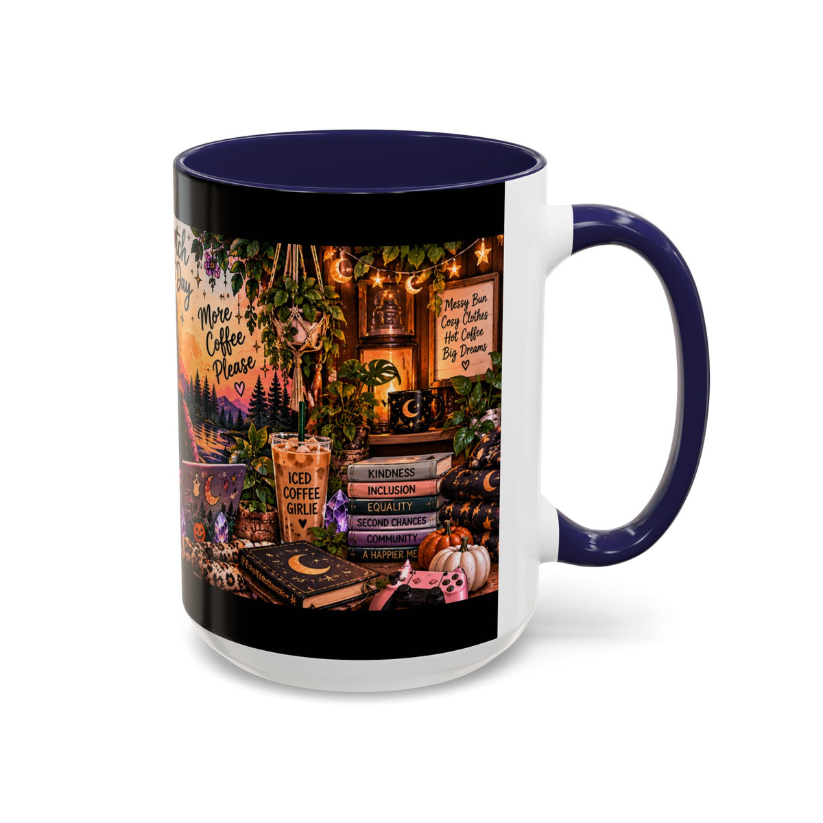 “Same Bitch Different Day” Cozy Witch Coffee Mug
