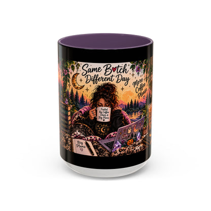 “Same Bitch Different Day” Cozy Witch Coffee Mug