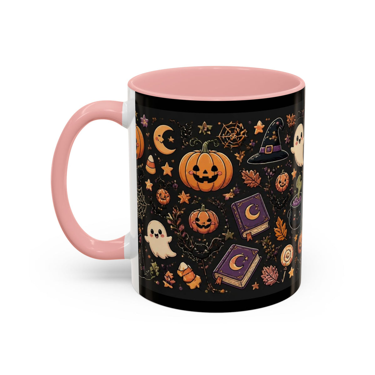 Cute Halloween Ghosts and Pumpkins Coffee Mug