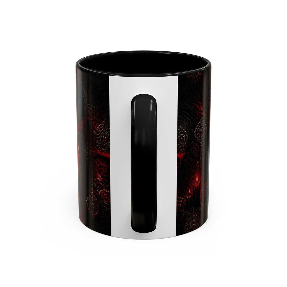 Skull & Red Roses Coffee Mug