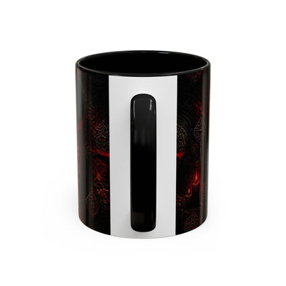 Skull & Red Roses Coffee Mug