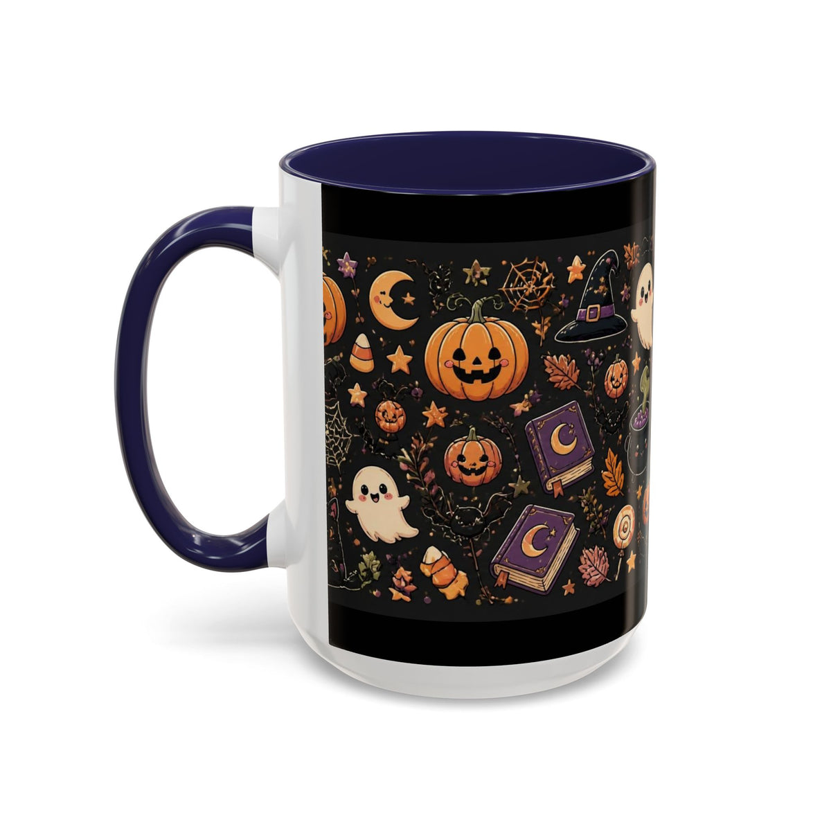Cute Halloween Ghosts and Pumpkins Coffee Mug
