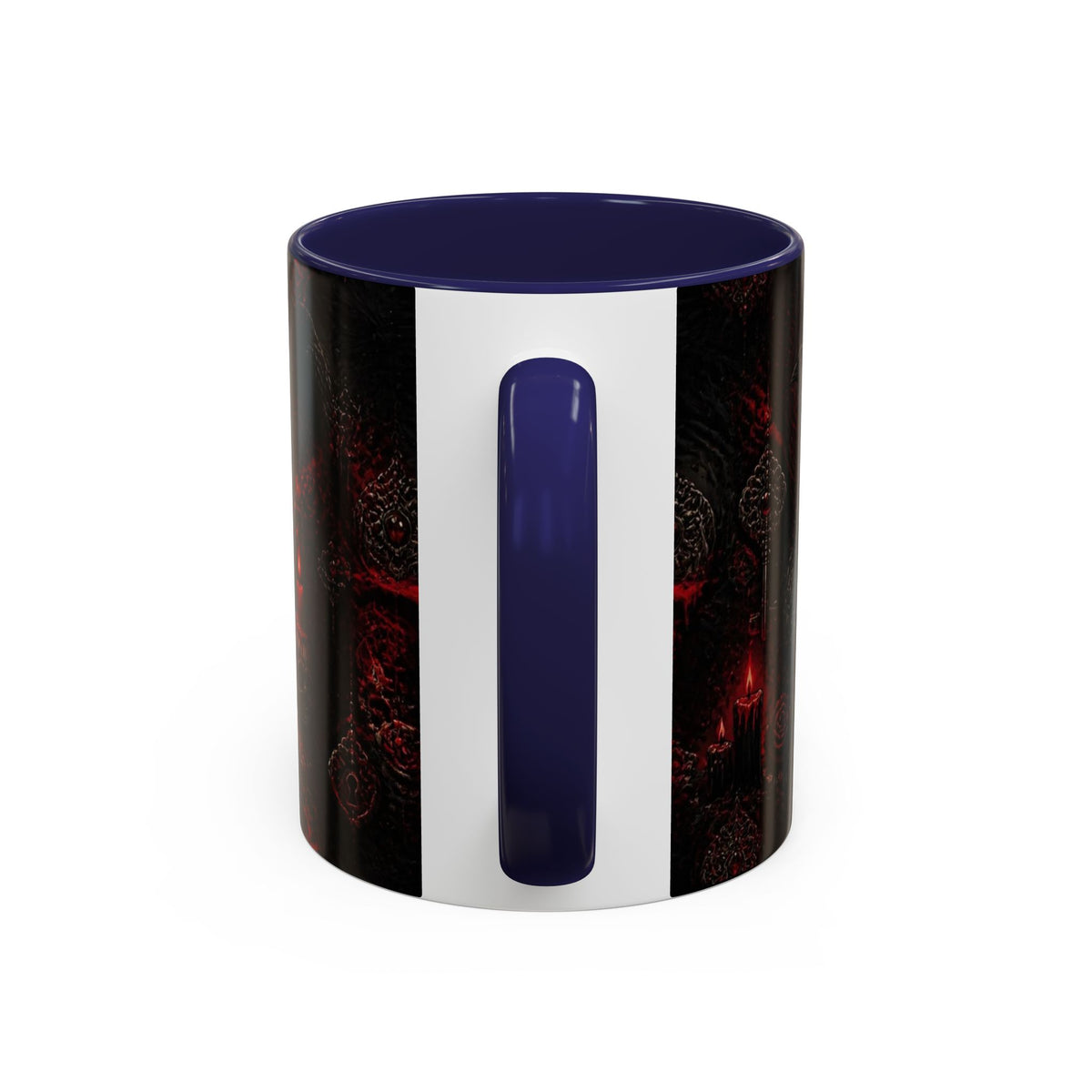 Skull & Red Roses Coffee Mug