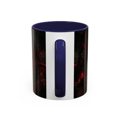 Skull & Red Roses Coffee Mug